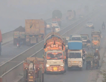 پنجاب کے مختلف اضلاع کا فضائی معیار انتہائی مضر صحت
